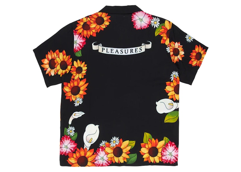 Pleasures Heart Button Down Shirt Black