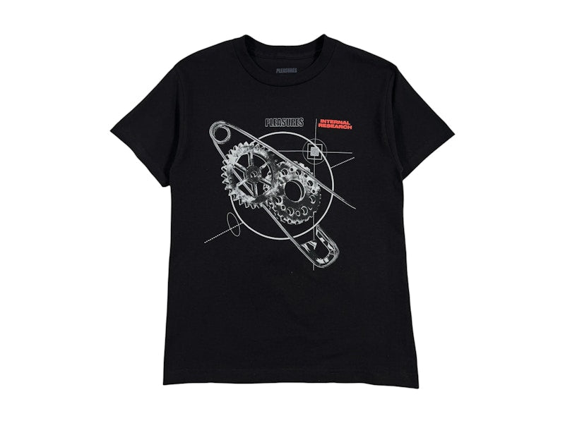 Pleasures Internal Research T-Shirt Black