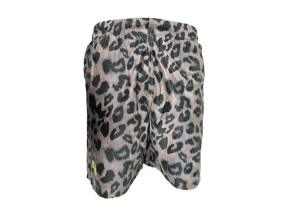 Pleasures Leopard Running Short Brown
