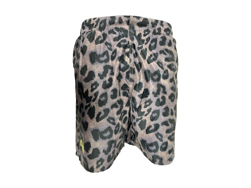 Pleasures Leopard Running Short Brown