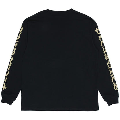 Pleasures Old E Heavyweight Long Sleeve Shirt Black