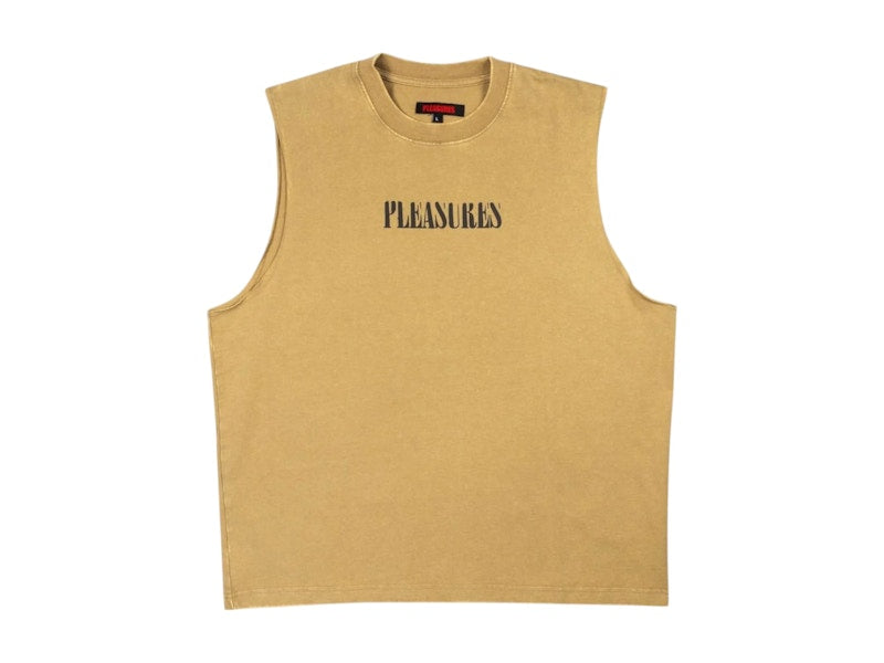 Pleasures Onyx Sleeveless Shirt Tan