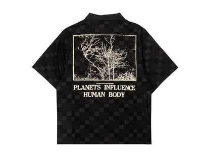 Pleasures Planets Polo Black