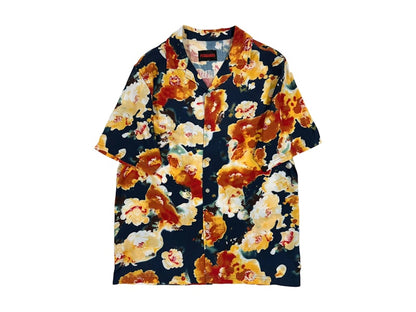 Pleasures Portion Button Down Shirt Dark Navy
