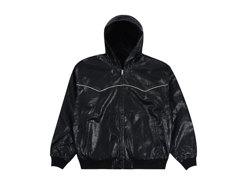 Pleasures Revenge Hooded Work Jacket Black
