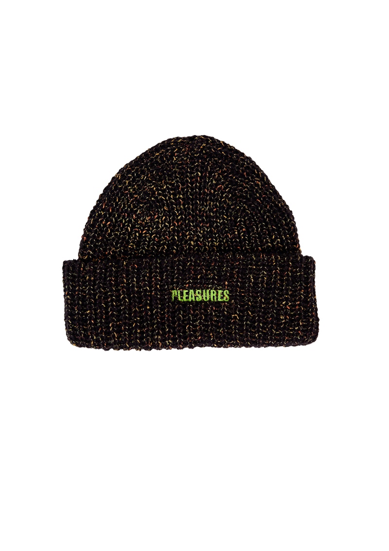 Pleasures Spark Speckled Beanie Black