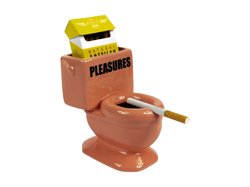 Pleasures Toilet Ashtray Pink