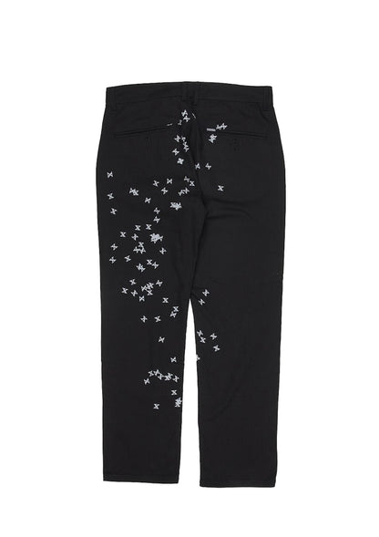 Pleasures Vomit Pants Black