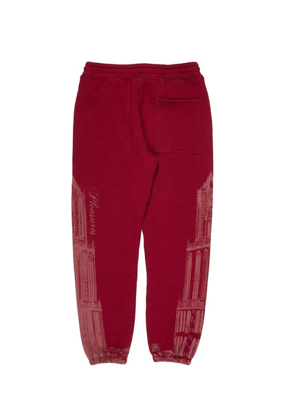 Pleasures Warsaw Sweatpants Burgundy