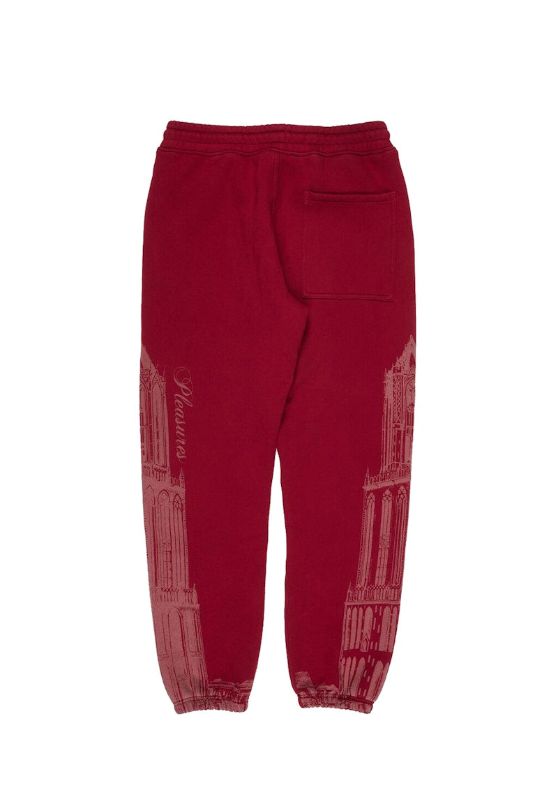 Pleasures Warsaw Sweatpants Burgundy
