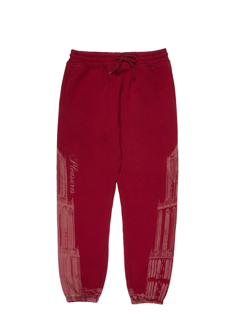 Pleasures Warsaw Sweatpants Burgundy