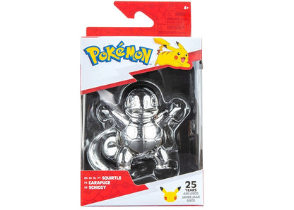 Pokemon 25th Anniversary Squirtle Figure #2 Silver