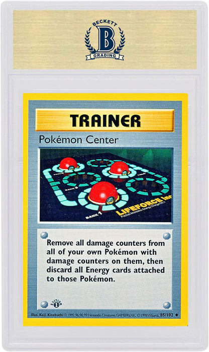 Pokemon TCG Center 1999 Pokemon TCG Base Set 1st Edition #85/102 (PSA or BGS Graded)