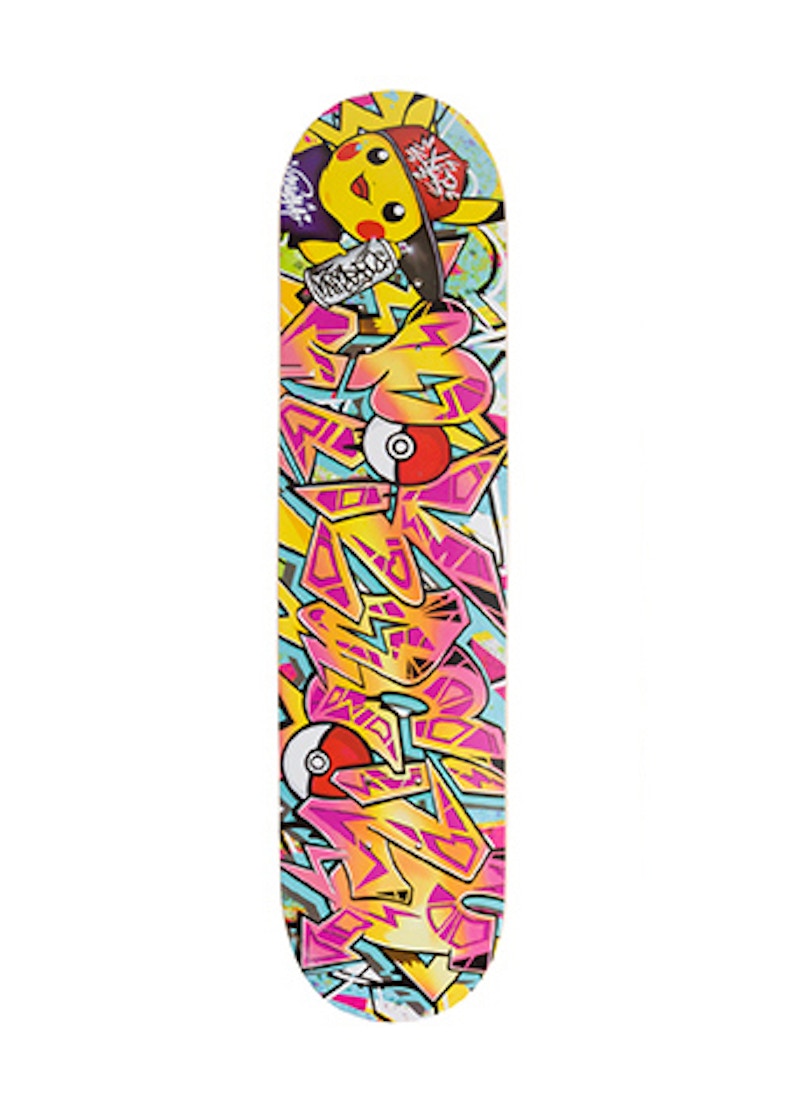 Pokemon Center SHIBUYA Graffiti Art Pikachu Skate Deck