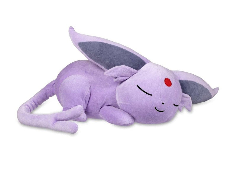 Pokemon Center Sleeping Espeon Poké Plush 17.5 IN