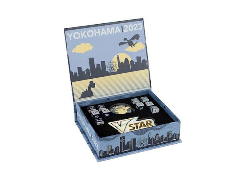 Pokemon Center World Store 2023 Yokohama Coin and Dice Set Blue