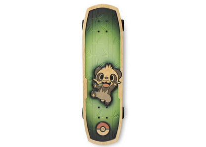 Pokemon Center x Bear Walker: Pancham Skateboard Green