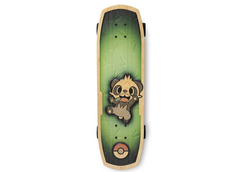 Pokemon Center x Bear Walker: Pancham Skateboard Green
