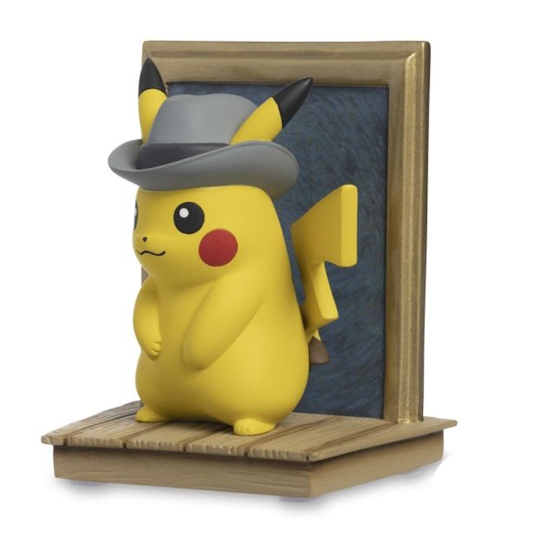 Pokemon Center x Van Gogh Museum: Pikachu Inspired by Self-Portrait with Grey Felt Hat Figure