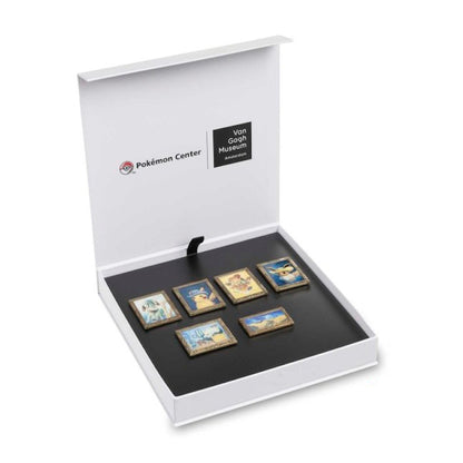 Pokemon Center x Van Gogh Museum: Pokemon Inspired by Paintings 6 Pack Pin Box Set