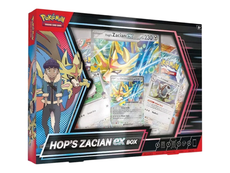 Pokémon Hop's Zacian EX Box