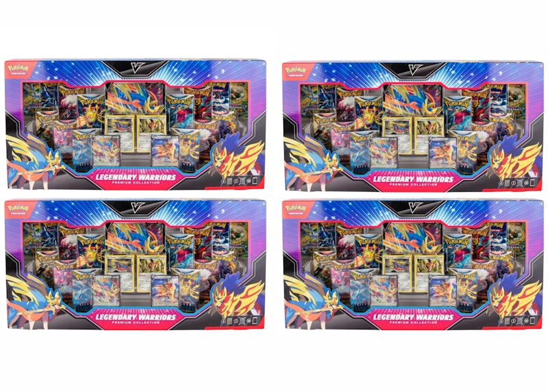 Pokémon Legendary Warriors Premium Collection 4x Lot