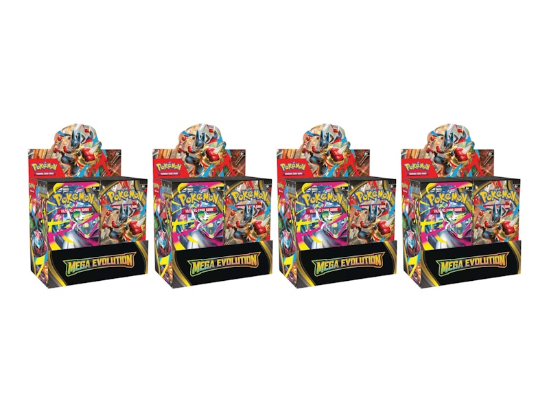 Pokémon Mega Evolution Base Set Booster Box (36 Boosters) 4x Lot