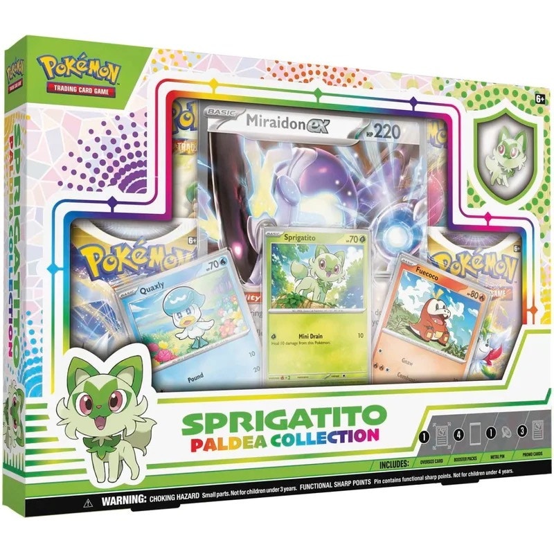 Pokèmon Paldea Pin Sprigatito Collection Box