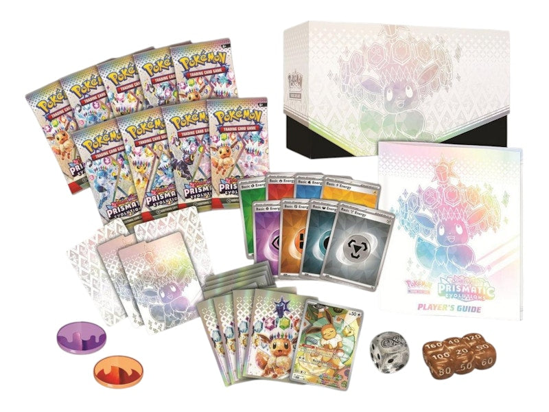 Pokémon Scarlet & Violet Prismatic Evolutions Elite Trainer Box