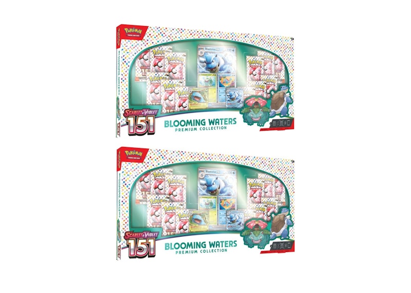 Pokémon Scarlet & Violet 151 Blooming Waters Premium Collection Box 2x Lot
