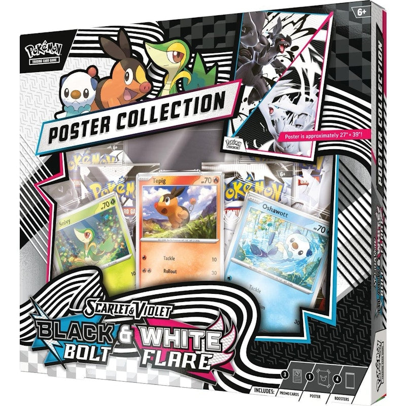 Pokémon Scarlet & Violet Black Bolt/White Flare Unova Poster Collection Box