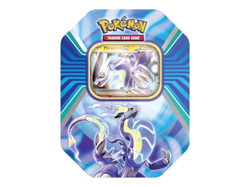 Pokémon Scarlet & Violet Paldea Legends Tin Miraidon Tin (1 Foil Card & 4 Booster Packs)