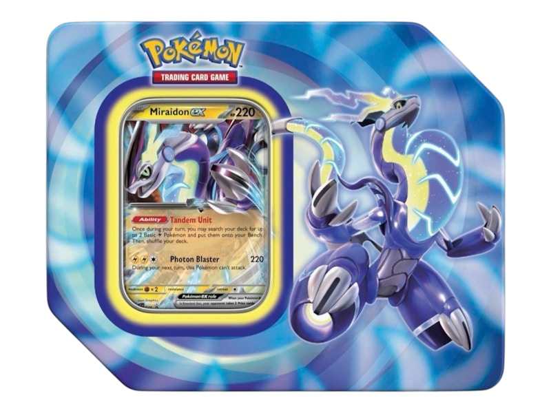 Pokémon Scarlet & Violet Paldea Legends Tin Miraidon ex Tin