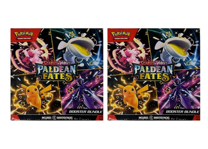 Pokémon Scarlet & Violet Paldean Fates Booster Bundle 2x Lot