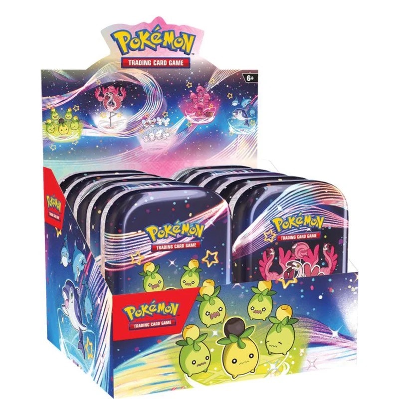 Pokèmon Scarlet & Violet Paldean Fates Mini Tin Full Display Box