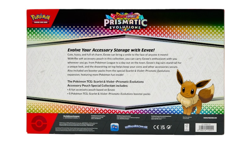 Pokémon Scarlet & Violet Prismatic Evolutions Accessory Pouch Special Collection