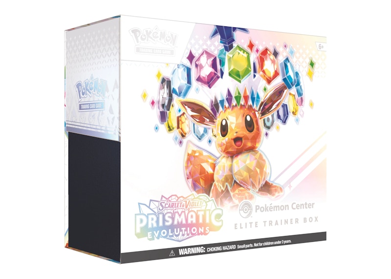 Pokémon Scarlet & Violet Prismatic Evolutions Pokemon Center Elite Trainer Box