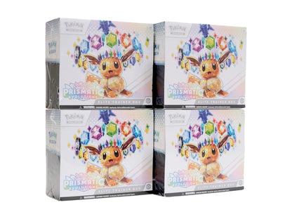 Pokémon Scarlet & Violet Prismatic Evolutions Elite Trainer Box 4x Lot