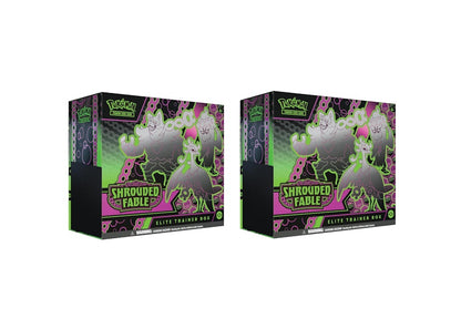 Pokémon Scarlet & Violet Shrouded Fable Elite Trainer Box 2x Lot