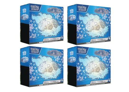 Pokémon Scarlet & Violet Steller Crown Elite Trainer Box 4x Lot
