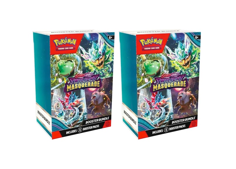 Pokémon Scarlet Violet Twilight Masquerade Booster Bundle 2x Lot