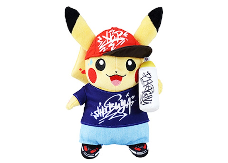 Pokemon Shibuya Center Pikachu Graffiti Plush