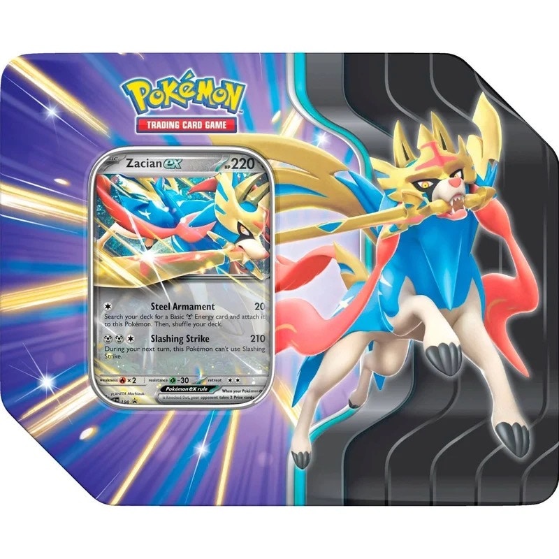 Pokèmon Slashing Legends Zacian Tin