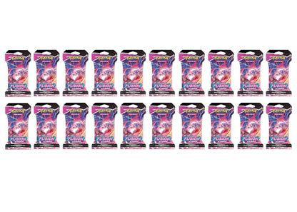 Pokémon Sword & Shield Fusion Strike Sleeved Booster Pack 20x Lot
