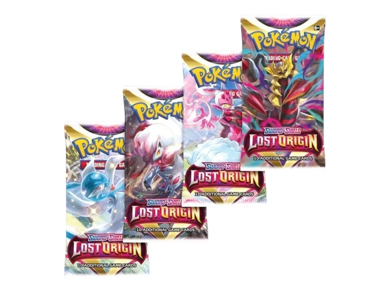 Pokémon Sword & Shield Lost Origin Booster Pack 4x Lot (Artwork May Vary)
