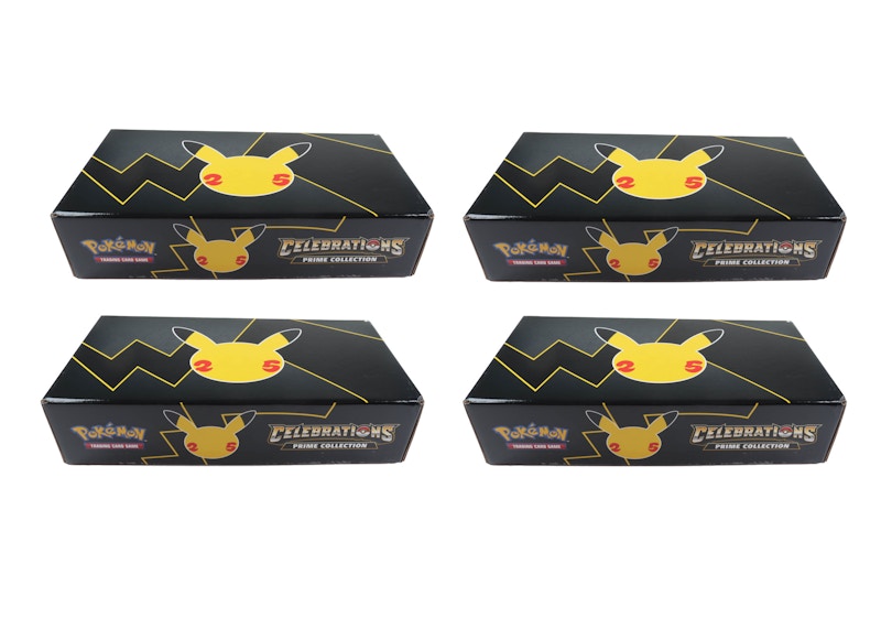 Pokémon TCG 25th Anniversary Celebrations Prime Collection Box 4x Lot