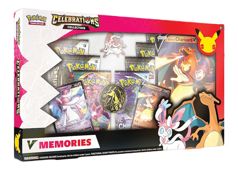 Pokémon TCG 25th Anniversary Celebrations V Memories Special Collection Box