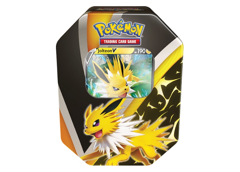Pokémon TCG Eevee Evolutions Tin Jolteon V