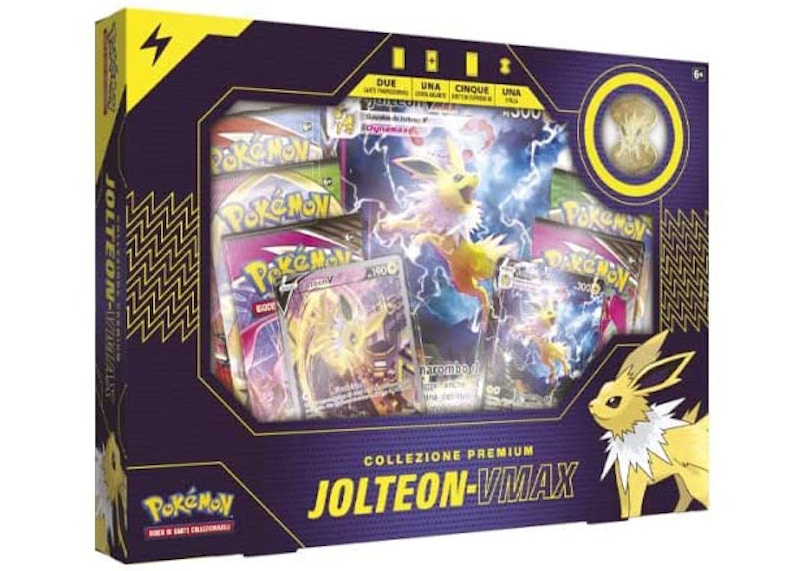 Pokémon TCG Jolteon V VMAX Premium Collection Box (Italian Version)