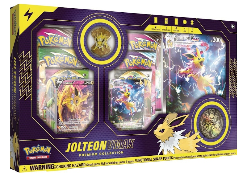 Pokémon TCG Jolteon V VMAX Premium Collection Box (US Version)